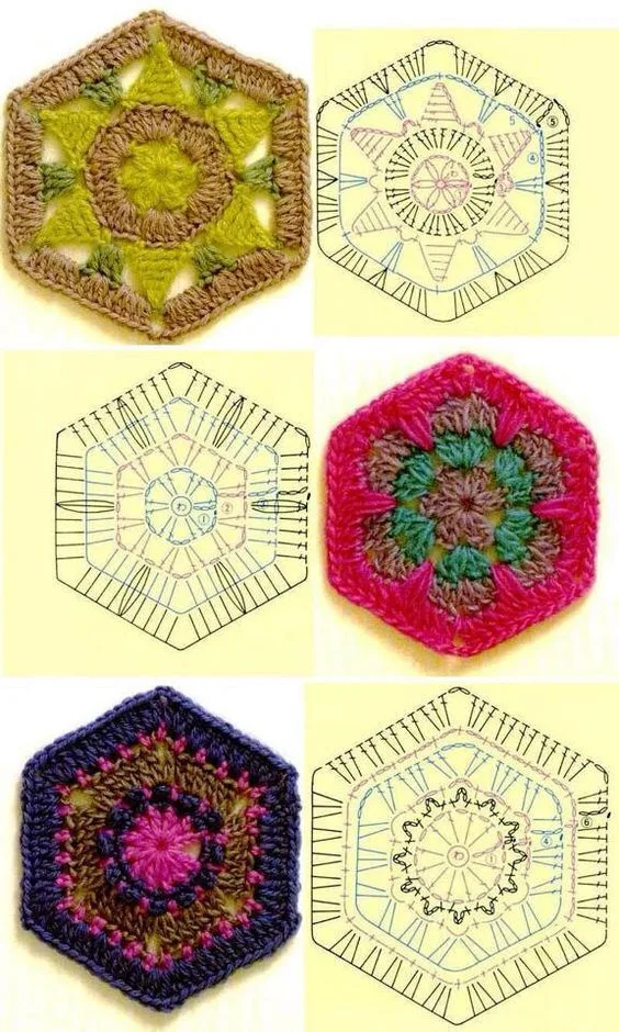 Crochet hexagon motif pattern: a beginner-friendly building block β photo 2