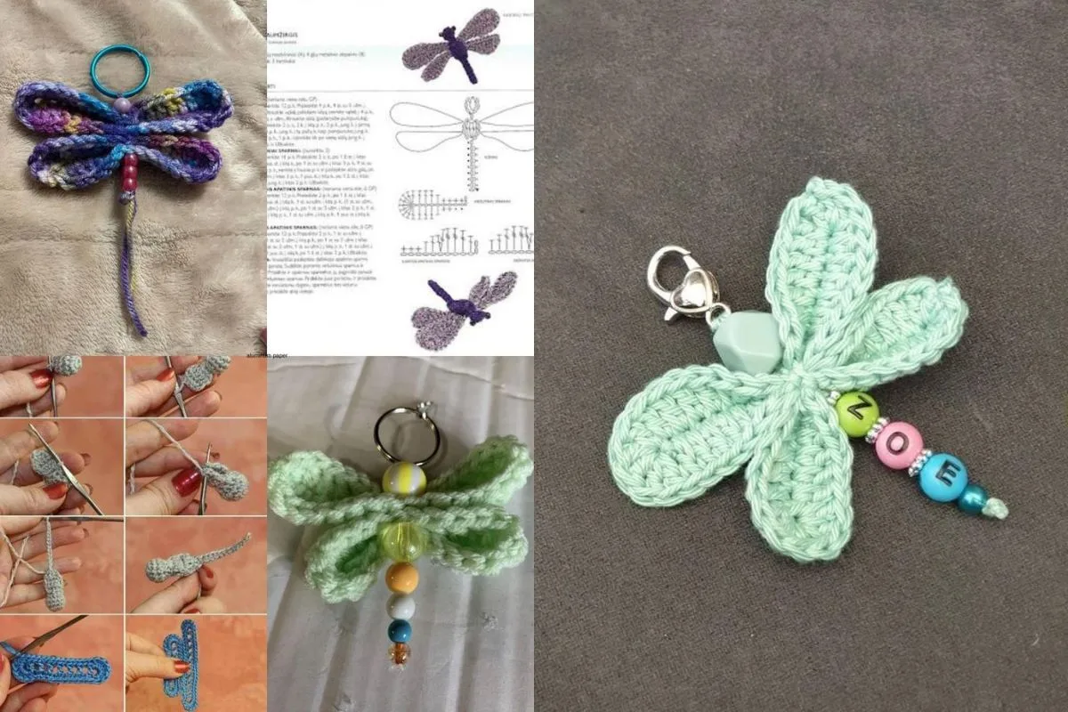 Little Stitched Dragonfly Charm: A Fun Amigurumi Keychain Pattern — photo 4