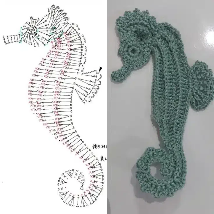 Little Curled-Tail Seahorse: An Easy Amigurumi Design