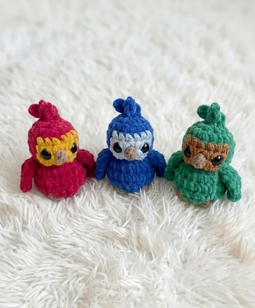 Amigurumi Phoenix Fawkes Bird Free Crochet Pattern