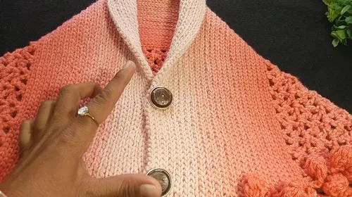 Baby Girl Crochet Scarf Pattern With a Jacket-Style Look — photo 2