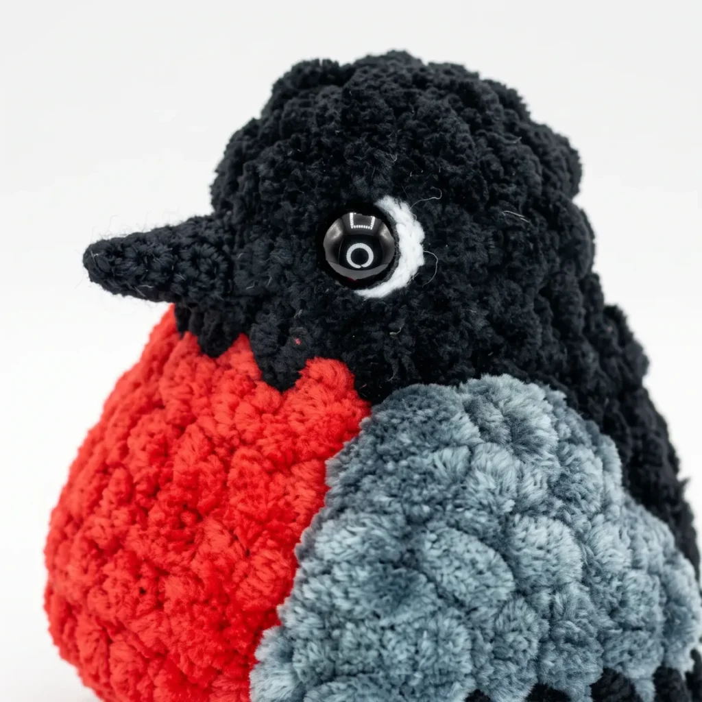 Bullfinch Amigurumi Pattern: Free Crochet Bird Tutorial