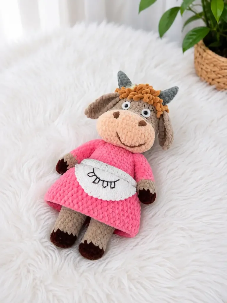 Burenka Dasha Amigurumi Cow – Free Crochet Pattern — photo 2