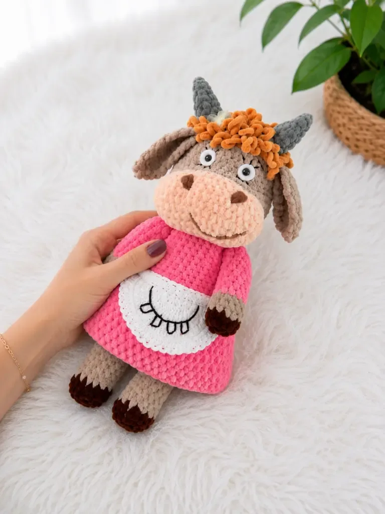 Burenka Dasha Amigurumi Cow – Free Crochet Pattern — photo 3
