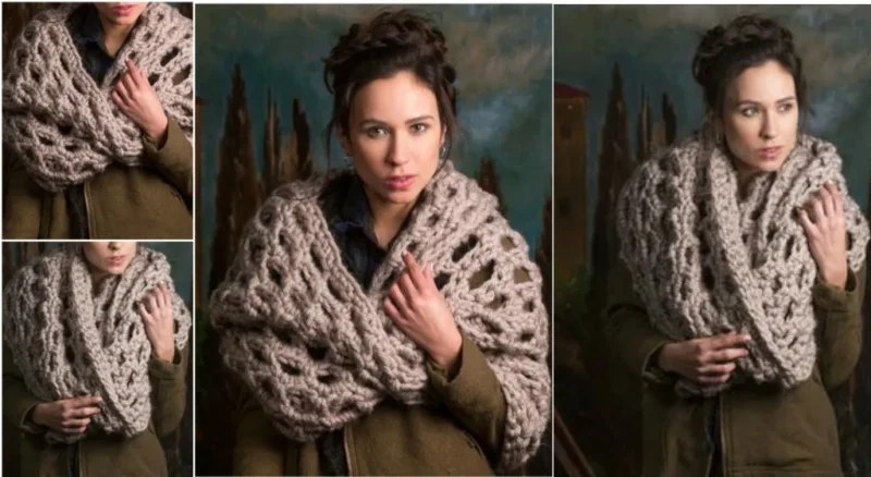 Chunky Lace Cowl With a Scottish-Inspired Rhythm — photo 2