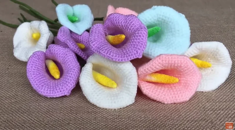 How to crochet a calla lily flower petal — photo 2