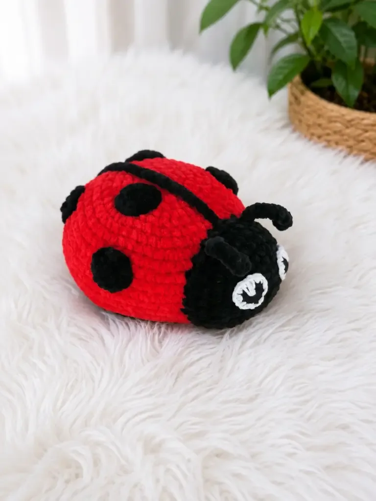 How to crochet a plush ladybug amigurumi β photo 3