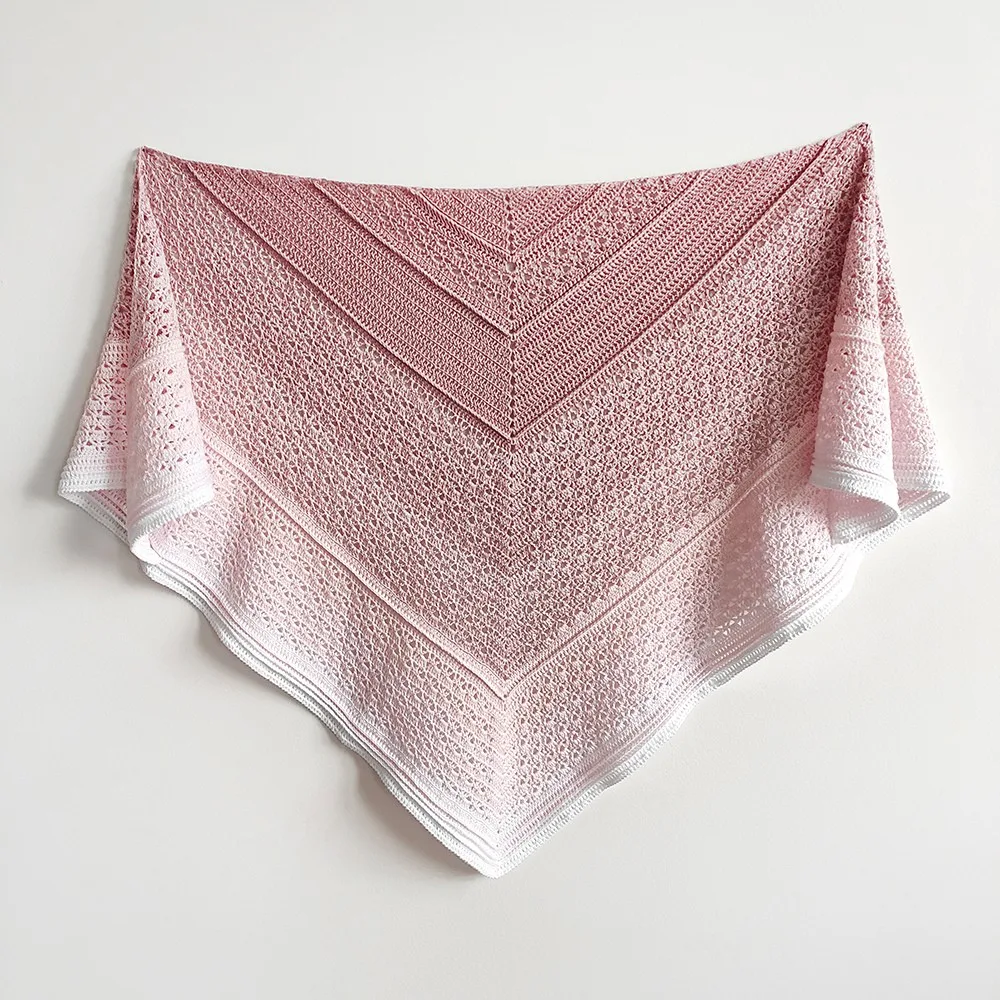 Crochet Magnolia Lace Shawl Pattern: Elegant Lightweight Wrap