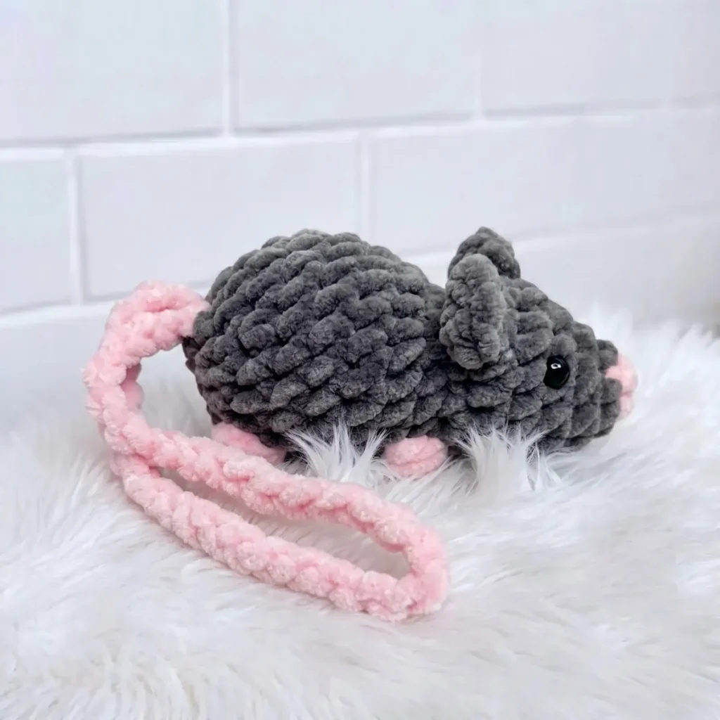 Crochet Plush Rat Amigurumi Pattern