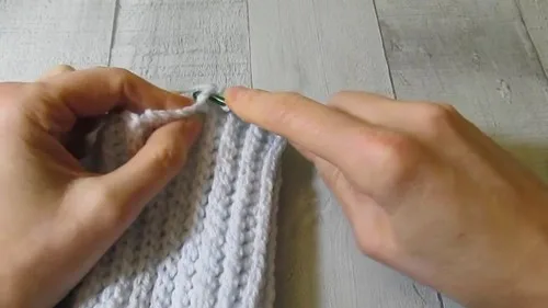 Crochet Slurf Sweater Scarf Pattern With Sleeves — photo 3