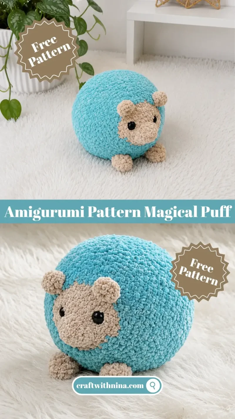 Magical Puff Amigurumi Crochet Pattern for a Fluffy Friend β photo 4