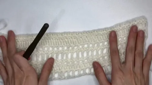 Riley shrug pattern with adjustable mesh sleeves β photo 2