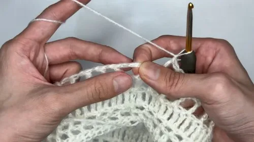 Riley shrug pattern with adjustable mesh sleeves β photo 3