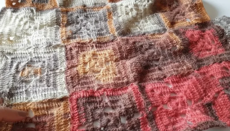 Spider Motif Lace Shawl Worked Join-As-You-Go — photo 3