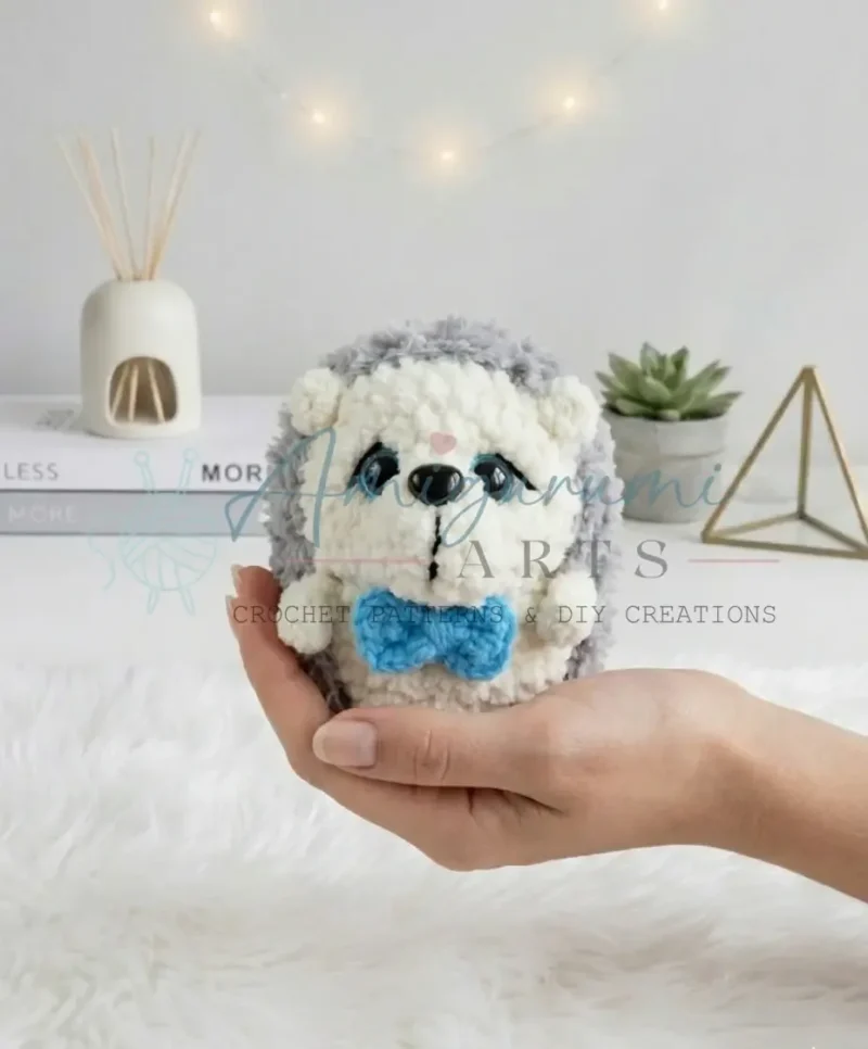 Crochet hedgehog amigurumi pattern for beginners — photo 2
