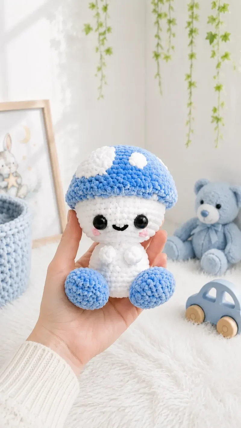 Crochet Your Own Cute Toadstool Amigurumi Friend — photo 3