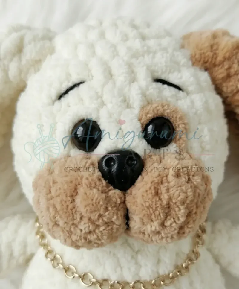 Crochet a velvet yarn puppy amigurumi dog β photo 2
