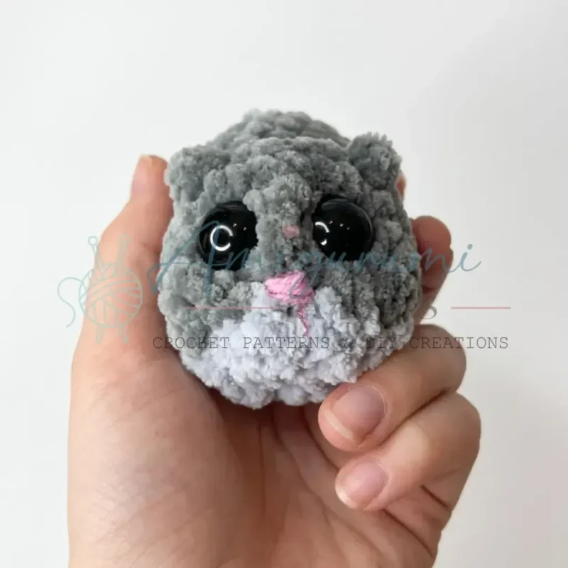 Hamster amigurumi crochet pattern worked in one piece β photo 2