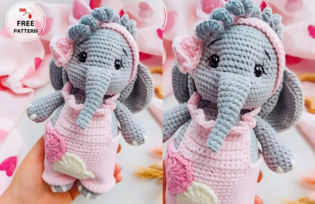 A little crochet elephant amigurumi worth collecting