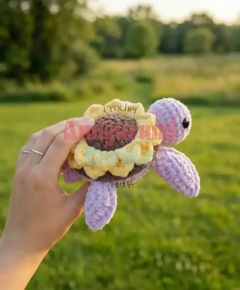 Sunflower Turtle Amigurumi: A Petal-Topped Shell Pattern — photo 2