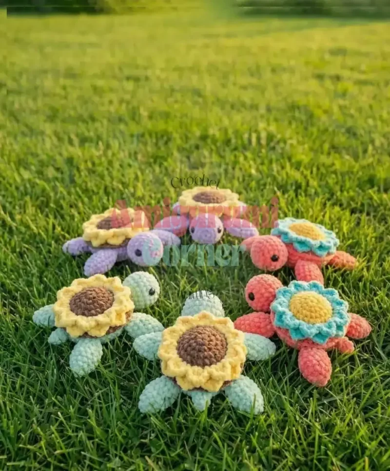 Sunflower Turtle Amigurumi: A Petal-Topped Shell Pattern — photo 3
