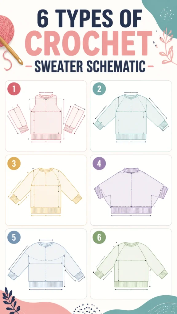 Textured drop-shoulder pullover sweater pattern