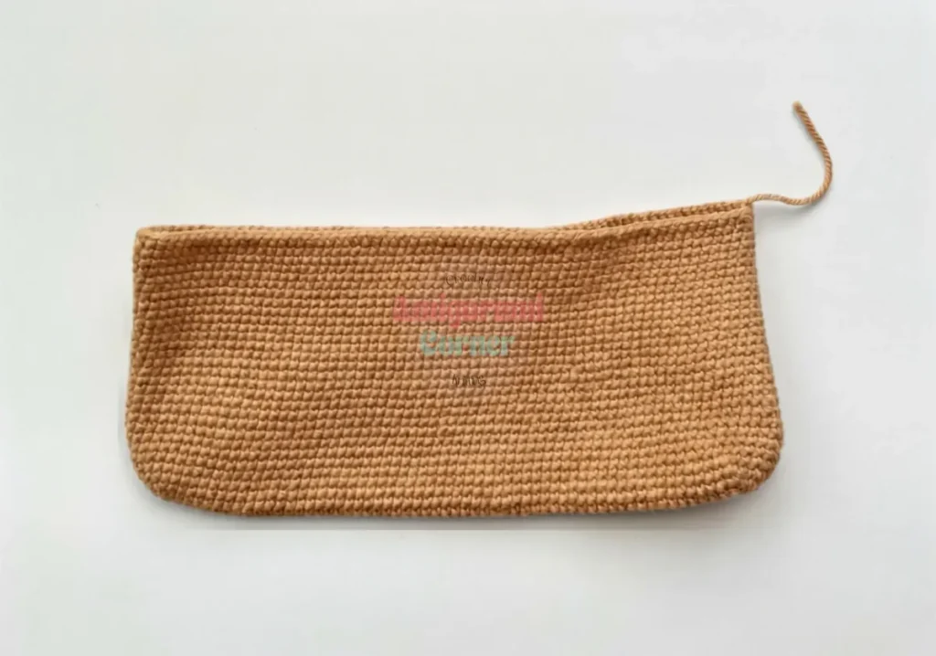 Zippered bear pencil case crochet pattern notes